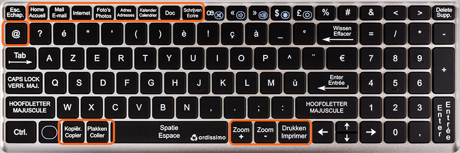 Le clavier simplifié Ordissimo